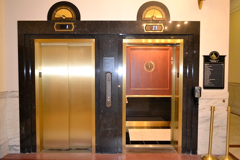 MA State House Elevator Upgrades Historic Renovation